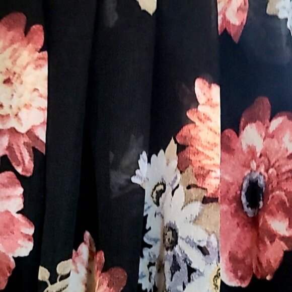 Timing Women's Size Large Cold Shoulder Flower Dress Country Bodycon - Picture 4 of 8